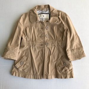Light Weight Tan Jacket 3/4 Sleeves